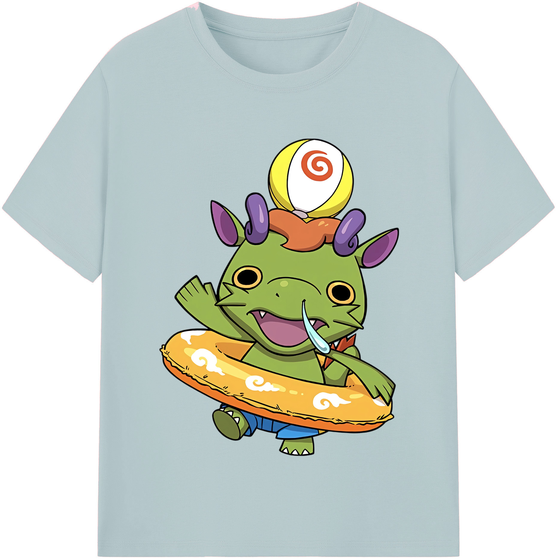 （画像用） 妖怪ウォッチ Yo-kai Watch 綿100％半袖Tシャツ（フロントプリント）